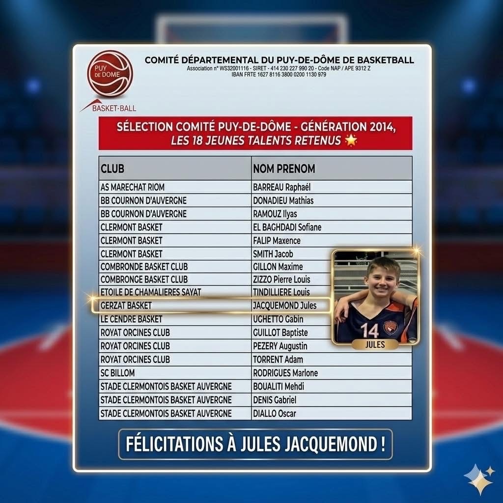 Bravo Jules ! 💪✨