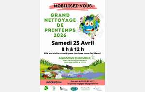Nettoyage de printemps
