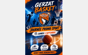 🏀 Gerzat Basket à la Journée Promo Sport