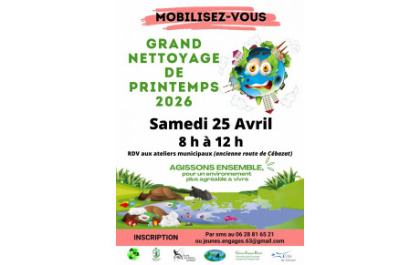 Nettoyage de printemps