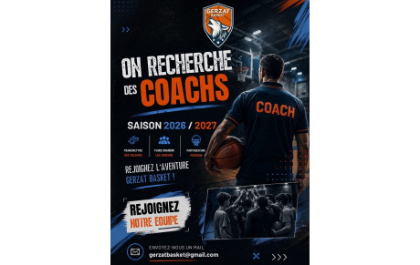 ON RECHERCHE DES COACHS