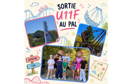 Les U11F disent au revoir à la saison… entre otaries et montagnes russes !