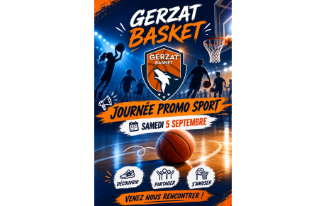 🏀 Gerzat Basket à la Journée Promo Sport