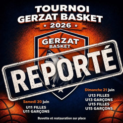 Tournoi reporté